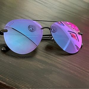 DIFF Lenox Sunglasses Purple Flash